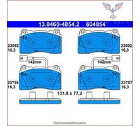 Set di pastiglie freno ATE 13.0460-4854.2, anteriore