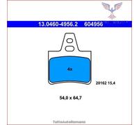 Set di pastiglie freno ATE 13.0460-4956.2, posteriore