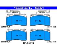 604971 Kit pastiglie freno, Freno a disco Ate