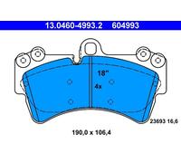 604993 Kit pastiglie freno, Freno a disco Ate