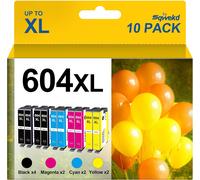 604XL Cartucce Compatibili Multipack per Expression Home XP-2200 XP-2205 XP-3200