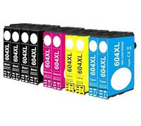 604XL Cartucce Compatibili per Epson 604 XL Multipack per XP-2200 XP-2205 XP-3200 XP-3205 XP-4200 XP-4205 WF-2910 WF-2930 WF-2935 WF-2950 (4 Nero, 2 Ciano, 2 Magenta, 2 Giallo)