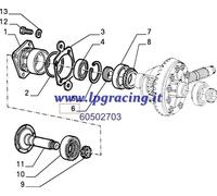 60502703 Ghiera Cuscinetto Differenziale Alfa 145/146 Alfa 33 88>94 ORIGINALE