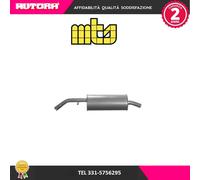 60535 Silenziatore posteriore adatto a Citroen C2-C3-P1007 (MARCA-MTS)..