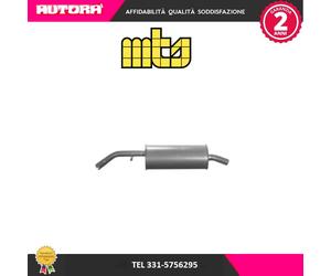 60535 Silenziatore posteriore adatto a Citroen C2-C3-P1007 (MARCA-MTS)..