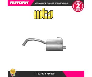 60547 Silenziatore posteriore adatto a Panda-500-Ka (MARCA-MTS)..
