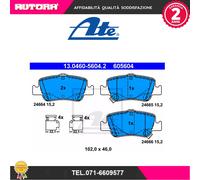 Ate Kit Pastiglie Freno 13.0460-5604.2