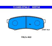 605744 Kit pastiglie freno, Freno a disco Ate