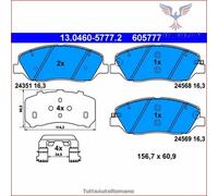 605777 Kit pastiglie pattini freno Ate Anteriore per HYUNDAI SANTA FE KIA SOREN
