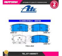 605788 Kit pastiglie freno a disco post (ATE).