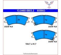 605803 Kit pastiglie pattini freno Ate Anteriore per HYUNDAI ATOS