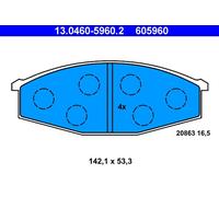 605960 Kit pastiglie freno, Freno a disco Ate