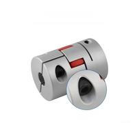 6061 alluminio flessibile Spider Accoppiamento per motori (LAP40) | Lega di alluminio 6061, anodizzato duro per superficie, resistente all'usura, costruzione leggera, ridotta inerzia