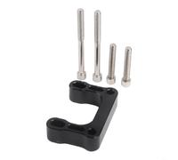 6061 Alluminio Stem Riser 20mm Nero Off-Road | Ottimizza l'altezza della barra, riduce l'affaticamento del braccio, una migliore leva, sollevamento di 20 mm