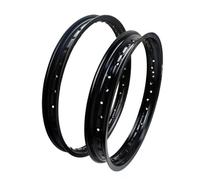 6061 cerchi in moto in alluminio ruota anteriore e posteriore 2 15x19 1 60x21 36 fori a raggi resistenza nera compatibile con moto standard