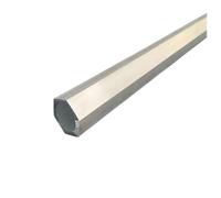 6063 T5 Esagono esterno Cerchio interno Tubo in lega di alluminio Manicotto telescopico Asta cava esagonale in alluminio Lato opposto 5 6 7 8 mm(495MM_30X22MM)