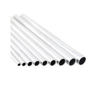 6063 Tubo diritto rotondo in lega di alluminio 0,5 mm Spessore parete 2-30 mm OD 500 mm Lunghezza(OD 5.5 x ID 4.5mm)