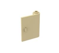 60657 Porta 1x3x3 destra - aperta tra cerniera superiore e inferiore, 10pezzi, GDS-1221, compatibile con Lego, colore: marrone chiaro 5