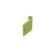 60657 Porta 1x3x3 destra - aperta tra cerniera superiore e inferiore, 10pezzi, GDS-1221, compatibile con Lego, colore: Lime 119