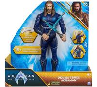 6065712 AQUAMAN DOUBLE STRIKE PERS.ARTICOLATO 30CM