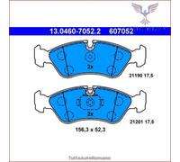 607052 Kit pastiglie pattini freno Ate Anteriore per DAEWOO ESPERO NEXIA LANOS