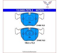 607078 Kit pastiglie pattini freno Ate Anteriore per BMW X5 E53 4.4 3.0 X3 E83