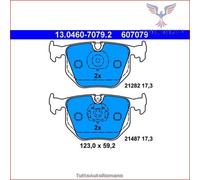Set di pastiglie freno ATE 13.0460-7079.2, indietro