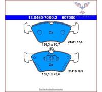 607080 Kit pastiglie pattini freno Ate Anteriore per OPEL CALIBRA A VECTRA OMEG