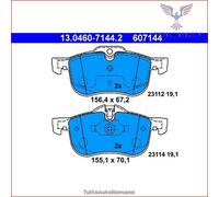 Set di pastiglie freno ATE 13.0460-7144.2, fronte