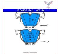Set di pastiglie freno ATE 13.0460-7174.2, posteriore