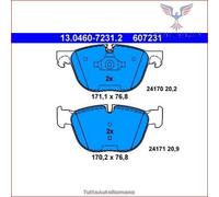 607231 Kit pastiglie pattini freno Ate Anteriore per BMW X6 F16 F86 xDrive E71