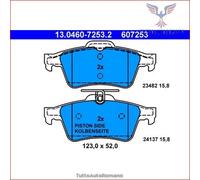 607253 Kit pastiglie pattini freno Ate Posteriore per CITROEN C5 III