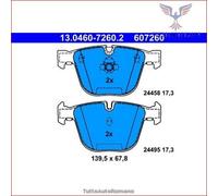 KIT PASTIGLIE FRENO POST ATE BMW X6 M 330KW 07>14 13046072602