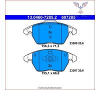 ATE Kit pastiglie freno anteriori 13.0460-7285.2 per SEAT Ibiza IV SC 1.0 TSI 81 kW 15-16