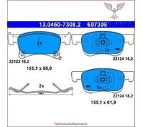 607308 Kit pastiglie pattini freno Ate Anteriore per OPEL CORSA E ADAM