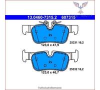 607315 Kit pastiglie pattini freno Ate Posteriore per BMW X2 F39 xDrive sDrive