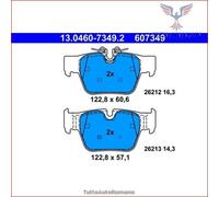607349 Kit pastiglie pattini freno Ate Posteriore per BMW X2 F39 M35 2 F44 M 1