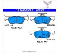 Set di pastiglie freno ATE 13.0460-7362.2