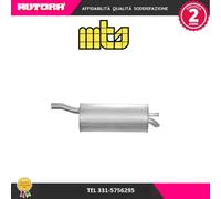 60801 Silenziatore posteriore adatto a Fiat Doblo (MARCA MTS)..