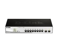 Dwitch D-Link semigestionabile 8 gigabit Poe 45W + 2 Porte combinate giga