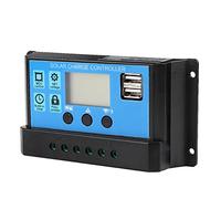 60A/50A/40A/30A 12V 24V Regolatore di carica solare per camper auto Regolatore PWM(60A)