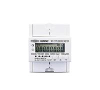 60a 90-300v Tuya Single Phase Wifi Smart Energy Meter Kwh Circuit Breaker Timer with Voltage Curre