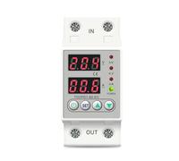 60A Din Rail 230V Adjustable Over and Under Voltage Protective Device Protector Relay Monitor current limit TOVPD1-63-EC MQXFCZUX(60A)