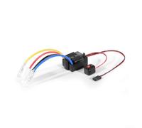 60A spazzolato ESC, 360A Peak Electronic Controller, 6-12V per 1/10 RC auto barca con modalità avanti/freno/retromarcia (rosso)