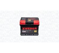 60AH BATTERIA AUTO MAGNETI MARELLI WEBER 12V 540A B13 W60R 242x175x190mm