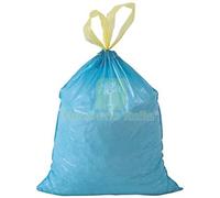 60CF SACCO IMMONDIZIA CASA + MANIGLIE AZZURRO CM 55X65 CF=PZ 15: