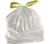 60CF SACCO IMMONDIZIA CASA + MANIGLIE TRASPARENTE CM 55X65 CF=PZ 15: