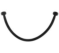 60cm 1/2" x 1/2" Inch BSP Nero Nylon Intrecciato Tubo Flessibile Sciacquone