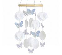 60cm Campanelli Eolici Campanelli a Vento di Conchiglia da Appendere Bianco