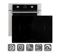 60cm Forno da incasso BO8810SS + 77cm Piano Cottura Induzione IH87705FZ Griglia [EEK: A+]